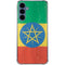 Ethiopia Flag Distressed Galaxy A35 5G Clear Case
